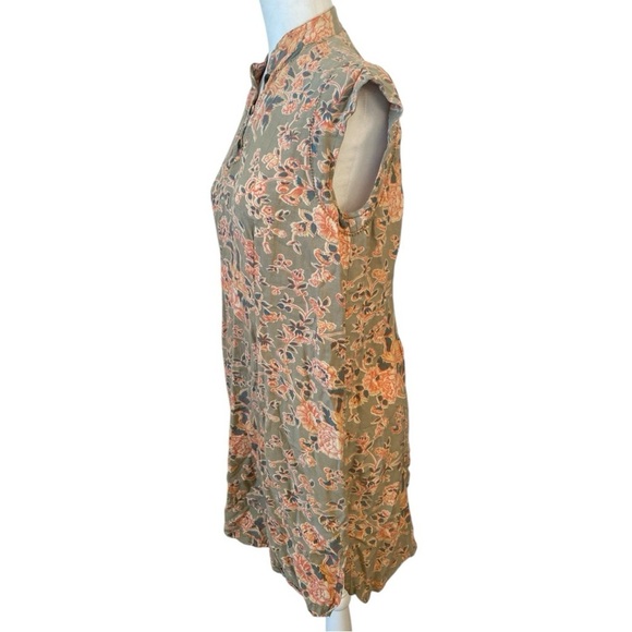 April Cornell Vintage Womens 90s Floral Baby Doll Mini Dress - Picture 2 of 5